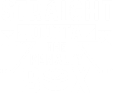 Funny Ice Hockey Player Straight Outta The Penalty Box Gift Polo