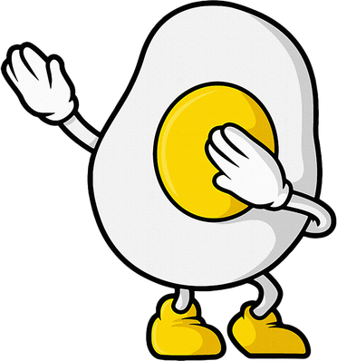 Dabbing Egg I’M So Eggcited Breakfast Gift Doggie Tank