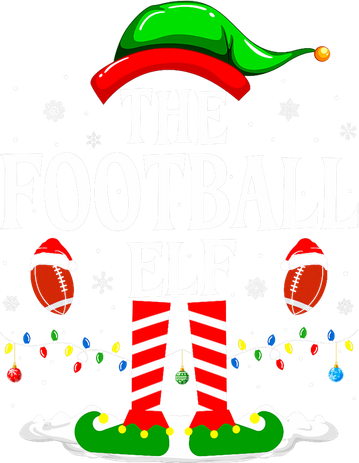 The Football Elf Xmas American Football Christmas Baby Bodysuit