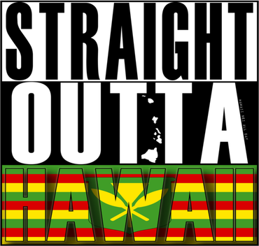 Straight Outta Hawaii Flag By Hawaii Nei All Day Gift Button