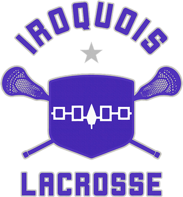 Iroquois Lacrosse Lax Sticks & Flag Long Sleeve Shirt