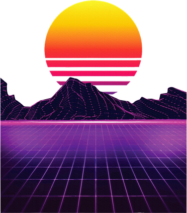 Outrun Synthwave Vaporwave Aesthetic 80S Retro Kids Long Sleeve Shirt