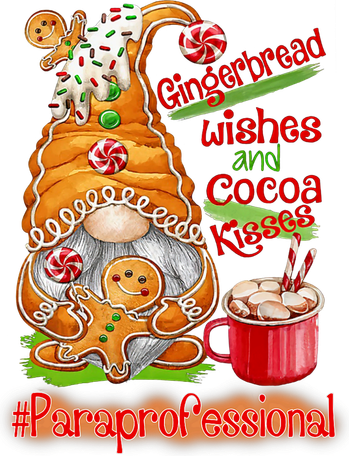 Christmas Gnome Cookies Paraprofessional Coffee Latte Xmas Coffee Mug