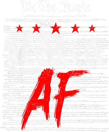Funny We The People Maga Af Us Flag We The People Maga Af Doggie Tank