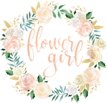 Flower Girl Blush Floral Wreath Wedding Doggie Tank