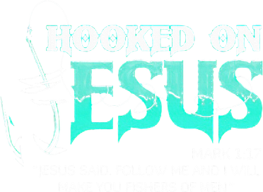 Hooked On Jesus Funny Fishing Apron