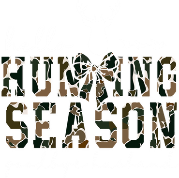 Hello Hunting Season Goodbye Husband Gift Baby Bodysuit