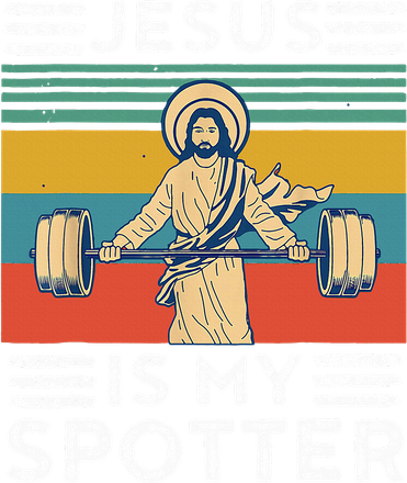 Christian Athlete Apparel Workout Gym Jesus Is My Spotter Toddler Hoodie