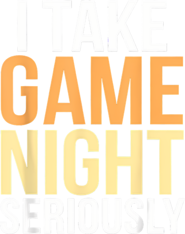 I Take Game Night Seriously Board Game Tote Bag