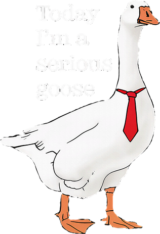 Today I Am A Serious Goose Funny Oddly Specific Dank Meme Baby Bodysuit