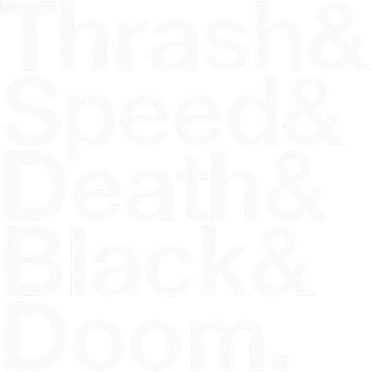Heavy Metal Music Fan List Thrash Speed Doom Death Black Backpack