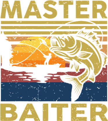 Master Baiter Fishing Funny Grandpa Bass Dad Hooded Wearable Blanket