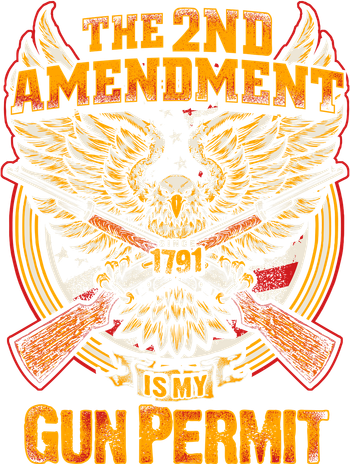 2nd Amendment Is My Gun Permit Kids Hoodie
