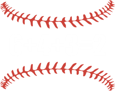 6+4+3 2 Baseball Double Play Funny Baseball Lover Player Cute Gift Women's Long Sleeve Shirt
