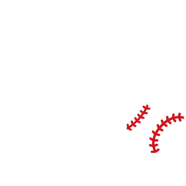 My Heart Is On That Field Baseball Mom Cute Funny Gift Pajama Set