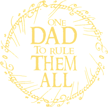 One Dad To Rule Them All Vintage Nerd Dad Father Day Apparel Kids Hoodie