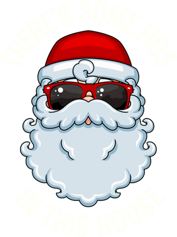ThereS Some Ho Ho HoS In This House Funny Gift Tote Bag