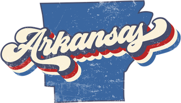 State Of Arkansas Retro Logo Women's Tank Top