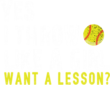 Funny Softball Gift Throw Like A Cool Gift Kids Sweatshirt