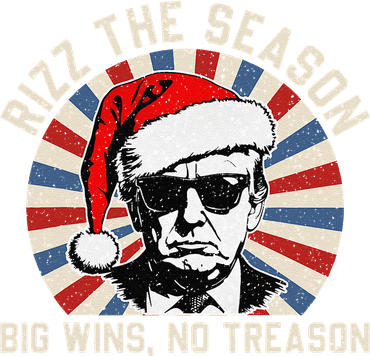 Rizz The Season Big Wins No Treason Political Humor Sarcasm Beanie