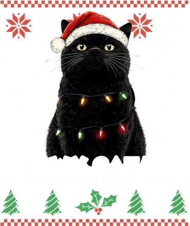 Meowy Catmas Christmas Family Matching Festive Lights Pajama Great Gift Doggie Tank