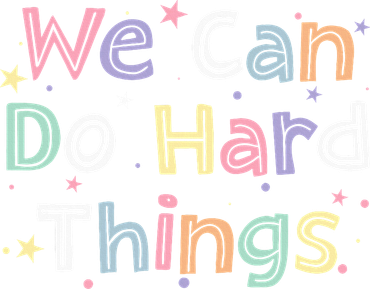 Retro We Can Do Hard Things Teacher Back To School Button