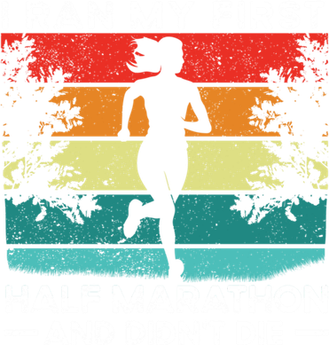 I Ran My First Half Marathon And DidnT Die Funny Running Gift Toddler Hoodie