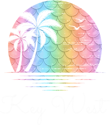Key West Florida Vacation Beach Mermaid Family Matching Women's Sweatshirt