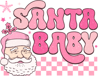 Santa Baby Festive Holiday Graphic Kids T-Shirt
