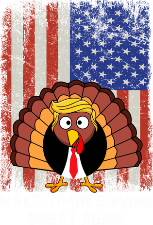 Make Thanksgiving Great Again Funny Trump Turkey Gift Baby Bodysuit