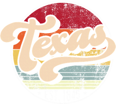 Retro Texas Home State Tx Cool 70s Style Sunset Women's Long Sleeve Shirt