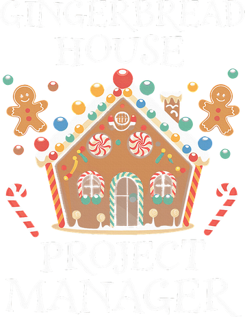 Gingerbread House Project Manager Cookie Baking Christmas Kids Sweatshirt