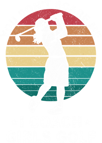 You DonT Scare Me I Coach Golf Coach Retro Vintage Great Gift Women's Long Sleeve Shirt