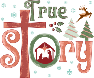 Retro True Story Jesus Christmas Nativity Scene Christian Gift Hoodie