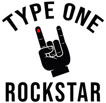 Type 1 Diabetes T1d Rockstar Funny Awareness Diversary Women's Long Sleeve Shirt