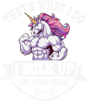 I Bulk Up Funny Unicorn Workout Training Toddler Hoodie