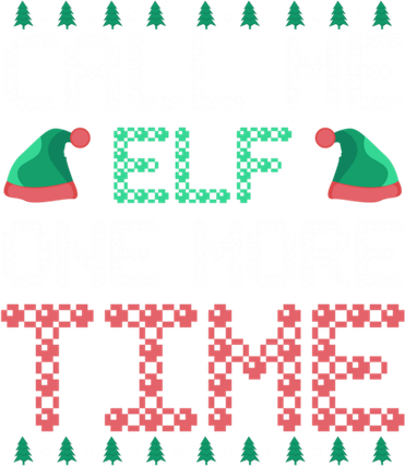 Call Me Elf One More Time Gift Doggie Tank