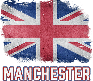 Manchester British United Kingdom Flag Vintage Uk Souvenir Tumbler