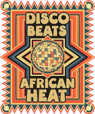 Disco Beats African Heat Retro 1970s Soul Music Women's Tank Top