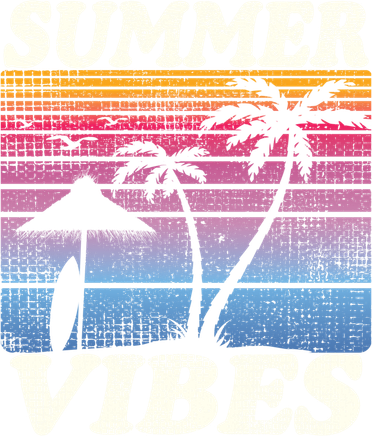 Palm Tree Tropical Beach Party Vintage Retro Summer Vibes Cute Gift Women's Hoodie