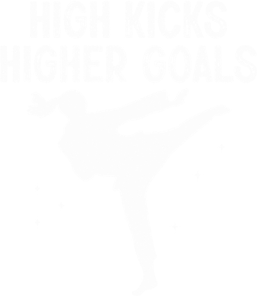High Kicks Higher Goals Taekwondo Martial Arts Tkd Gift Beanie
