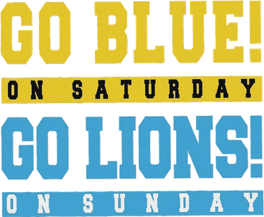 Go Blue On Saturday Go Lion On Sunday Women's Tank Top