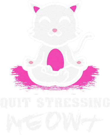 Quit Stressing Meowt Funny Meditation Lotus Seat Cat Yoga Toddler Hoodie