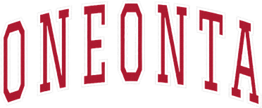 Oneonta New York Souvenir College Style Red Text Kids Hoodie