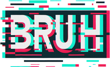 Glitch Aesthetic Gamer Bruh Meme Funny Saying T-Shirt