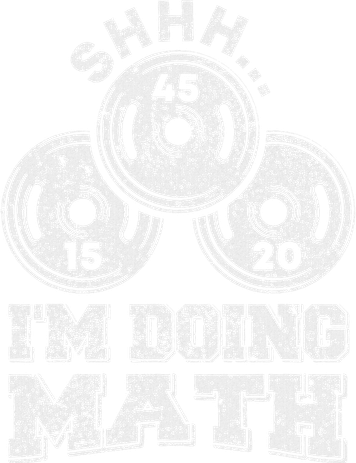 Shhh IM Doing Math Funny Weight Lifting Workout Training Kids Hoodie