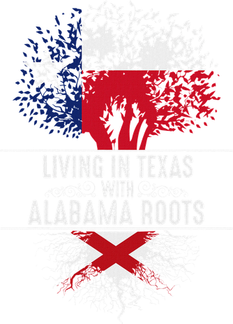 Texas Home Alabama Roots State Tree Flag Love Gift Tumbler