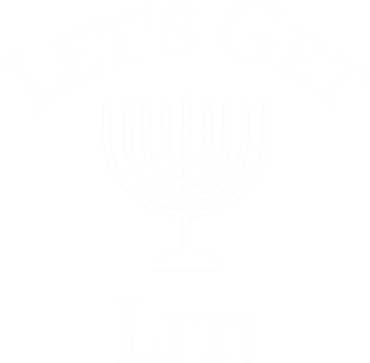 LetS Get Lit Funny Jewish Hanukkah Design Gift Toddler T-Shirt