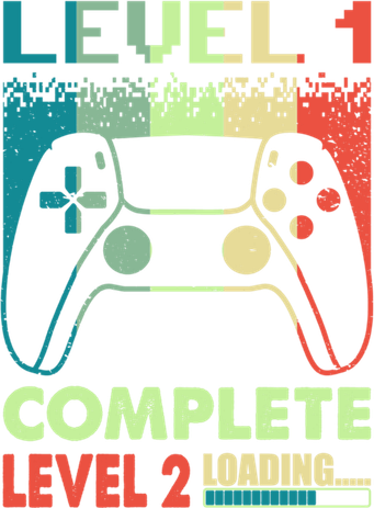 Level 1 Complete 1 Anniversary 1st Wedding Anniversary Gamer Gift T-Shirt