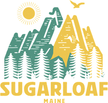 Sugarloaf Mountains Maine Hiking Outdoors Vintage Kids Hoodie